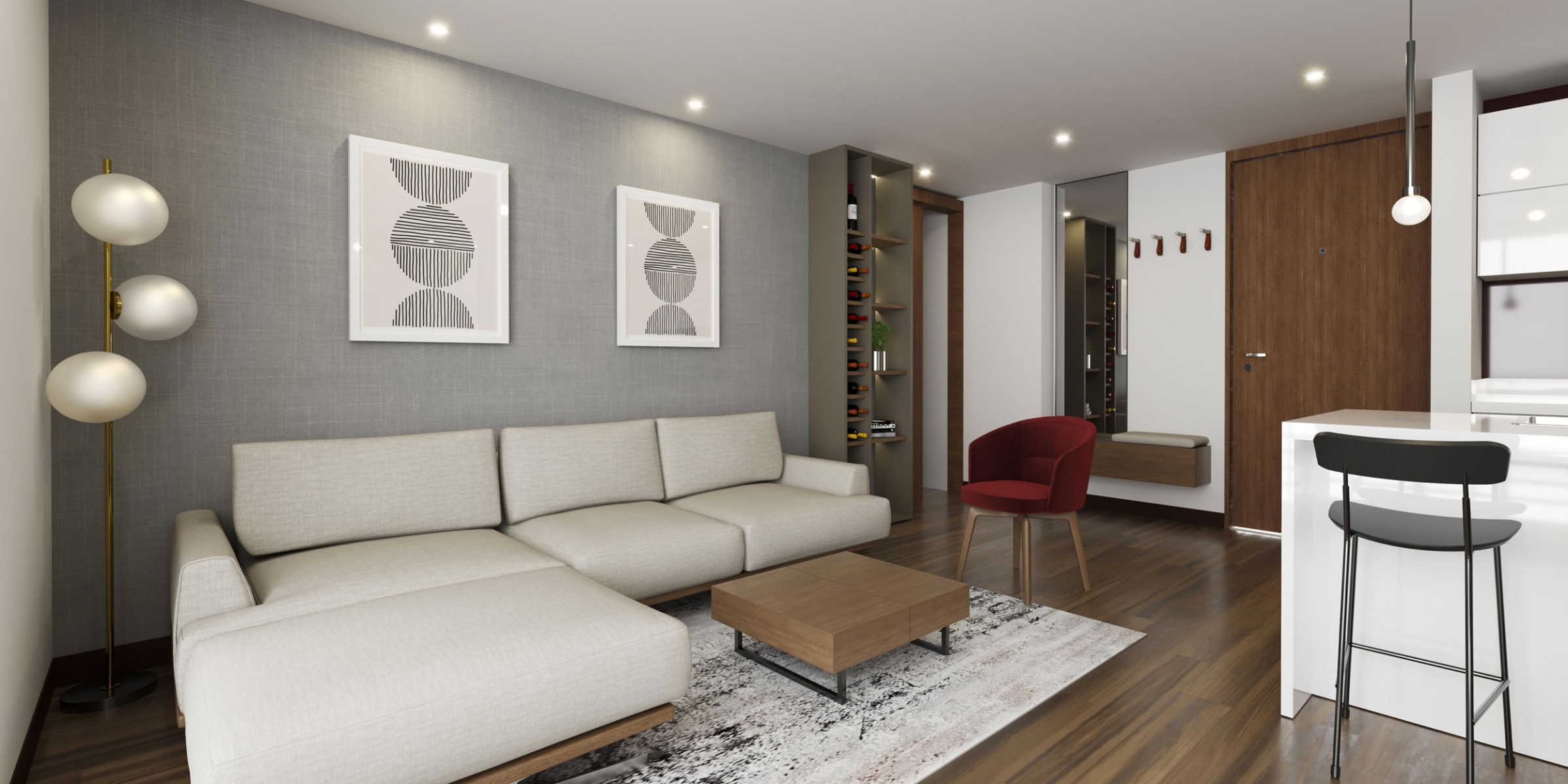 Apartamento Calle 90 - Ventidos Studio